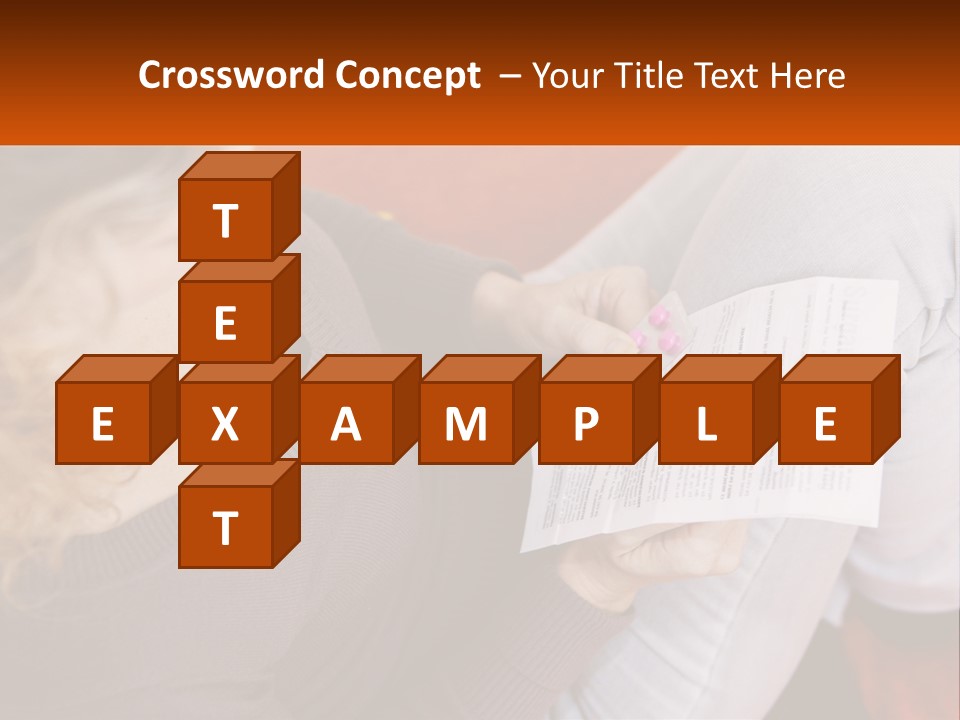 A Woman Sitting On A Couch Holding A Piece Of Paper PowerPoint Template