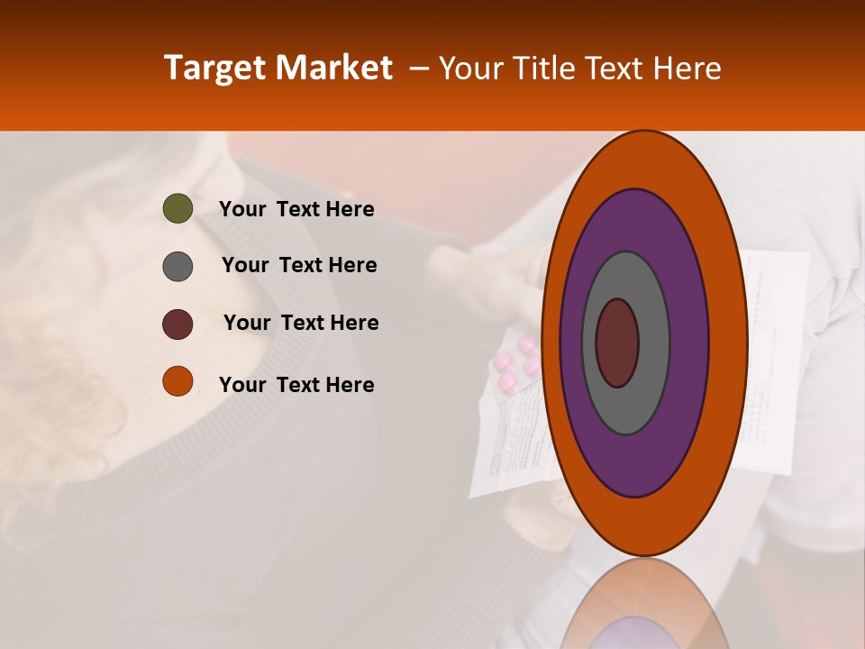 A Woman Sitting On A Couch Holding A Piece Of Paper PowerPoint Template