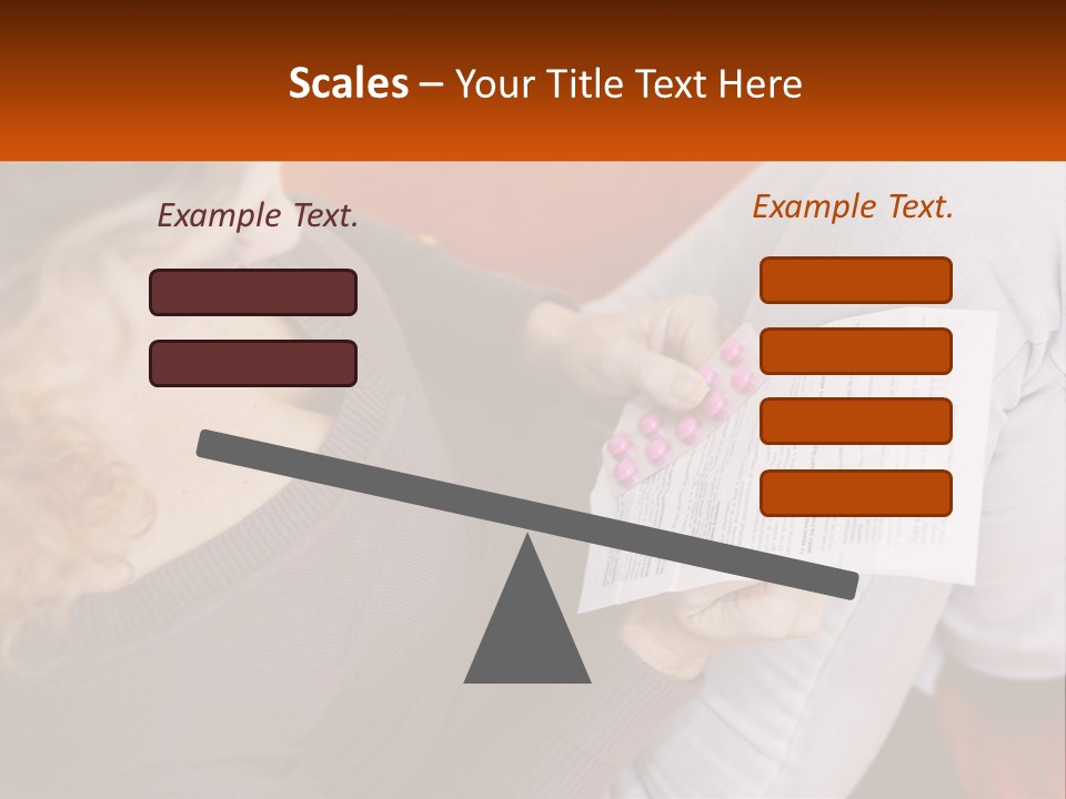 A Woman Sitting On A Couch Holding A Piece Of Paper PowerPoint Template