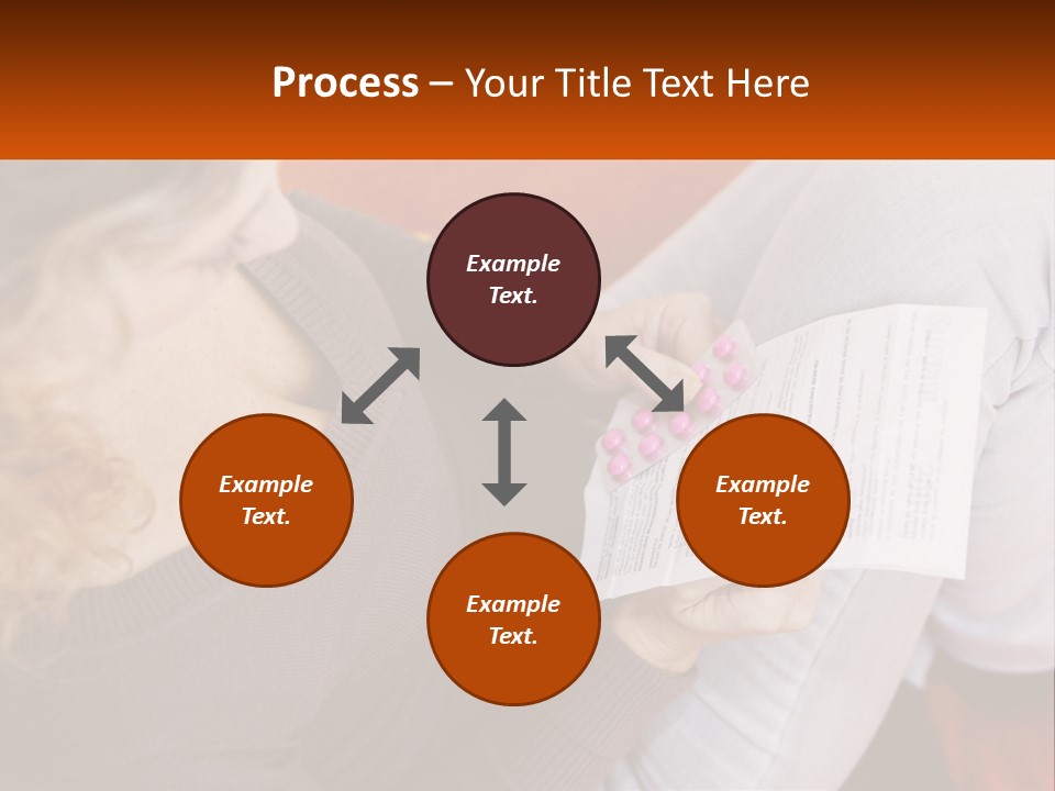 A Woman Sitting On A Couch Holding A Piece Of Paper PowerPoint Template