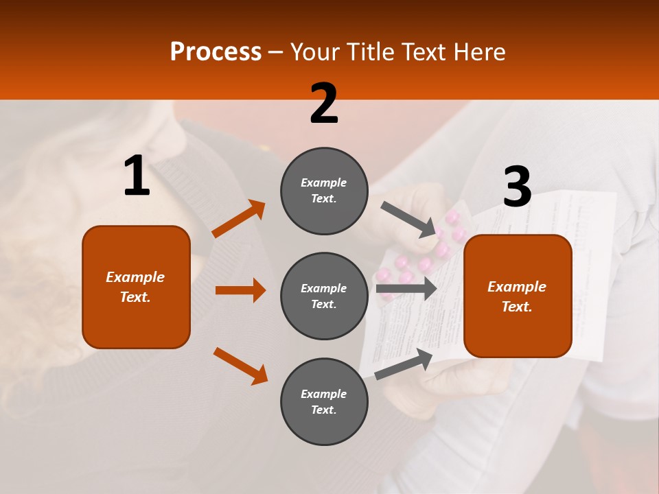 A Woman Sitting On A Couch Holding A Piece Of Paper PowerPoint Template