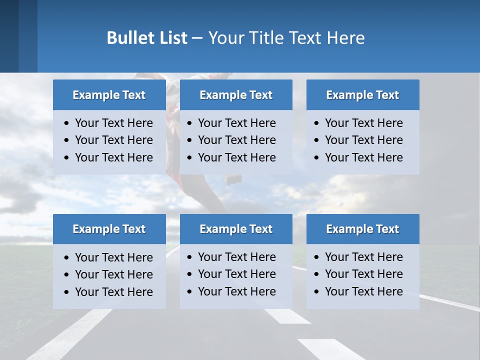 A Man Kicking A Soccer Ball On A Road PowerPoint Template