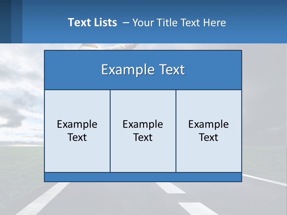 A Man Kicking A Soccer Ball On A Road PowerPoint Template