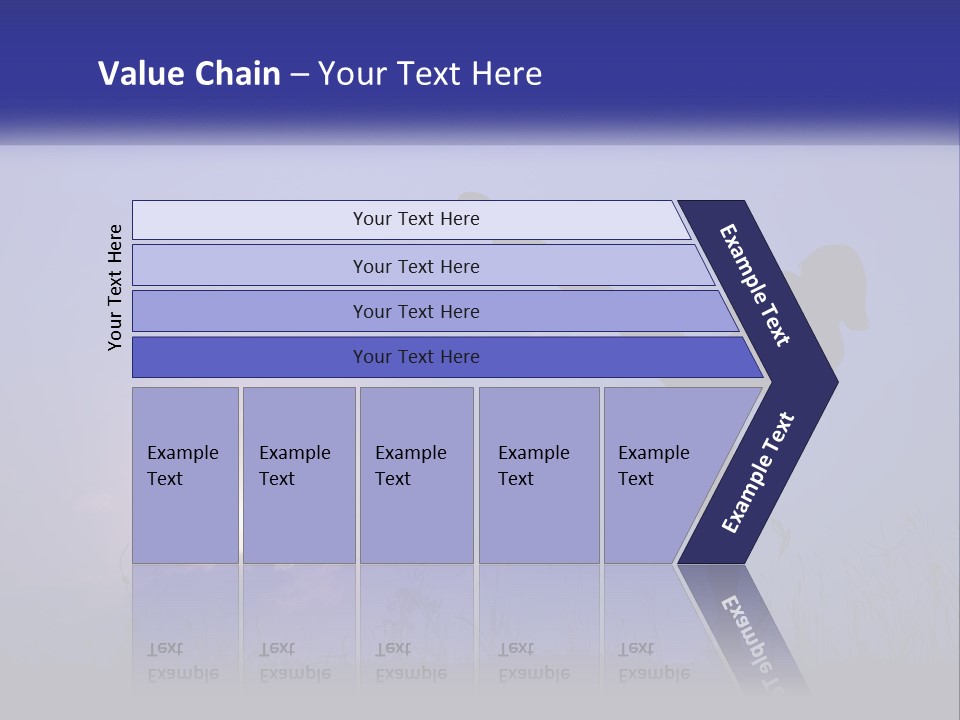 A Silhouette Of A Person Doing A Karate Kick PowerPoint Template
