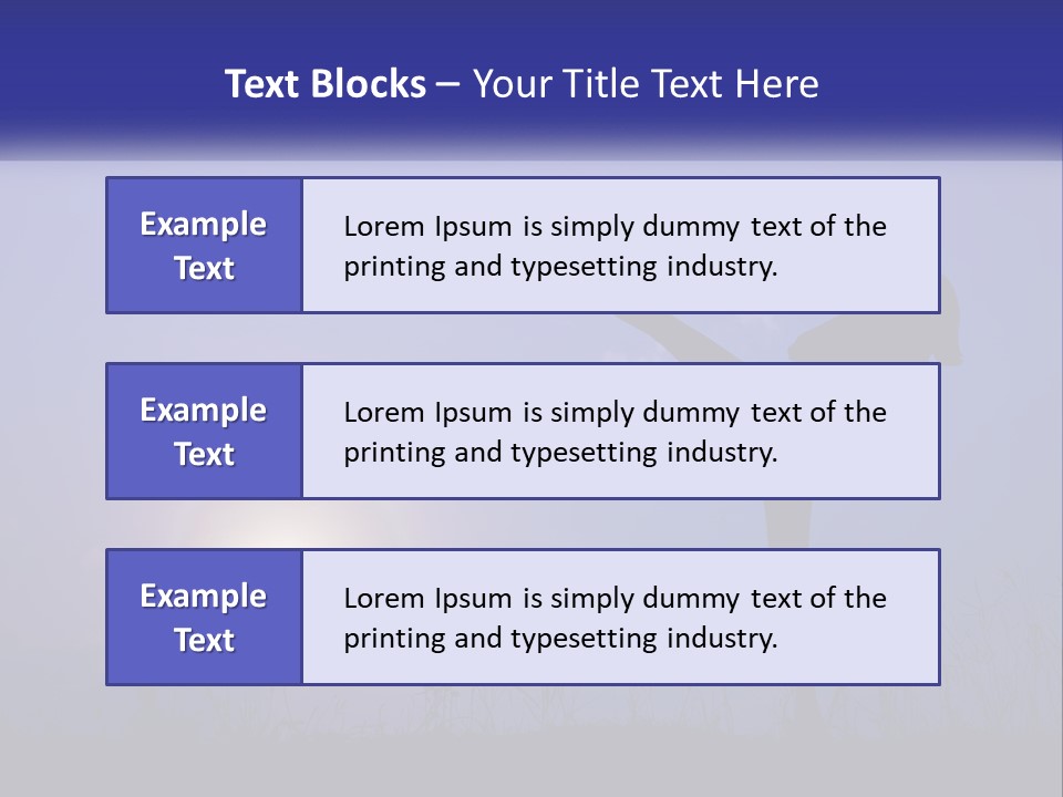 A Silhouette Of A Person Doing A Karate Kick PowerPoint Template
