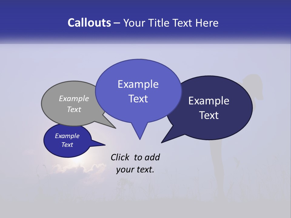 A Silhouette Of A Person Doing A Karate Kick PowerPoint Template