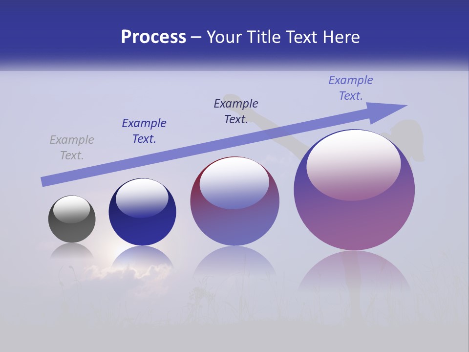 A Silhouette Of A Person Doing A Karate Kick PowerPoint Template