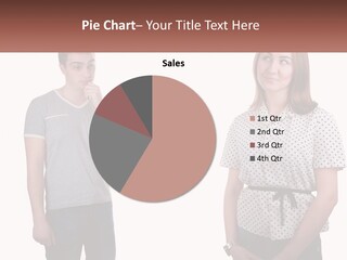 A Man And A Woman Standing Next To Each Other PowerPoint Template