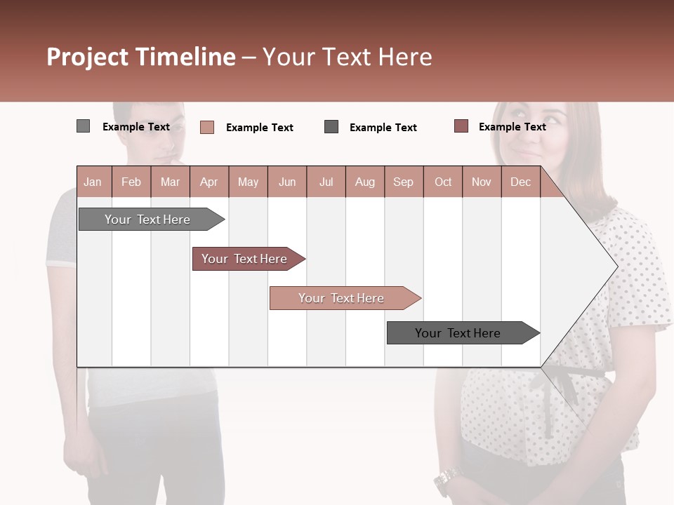 A Man And A Woman Standing Next To Each Other PowerPoint Template