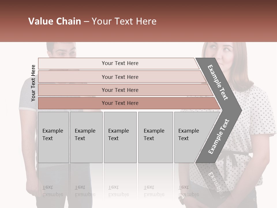 A Man And A Woman Standing Next To Each Other PowerPoint Template