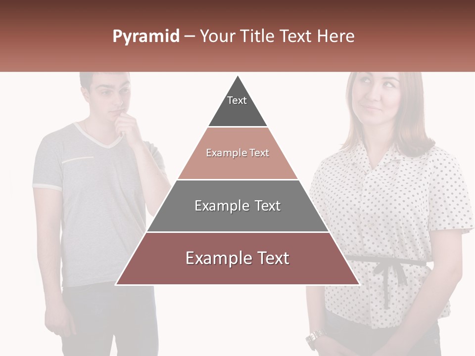 A Man And A Woman Standing Next To Each Other PowerPoint Template