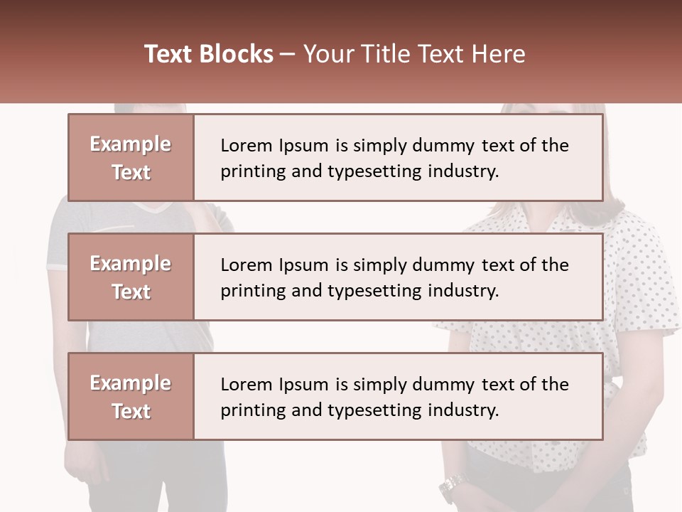 A Man And A Woman Standing Next To Each Other PowerPoint Template
