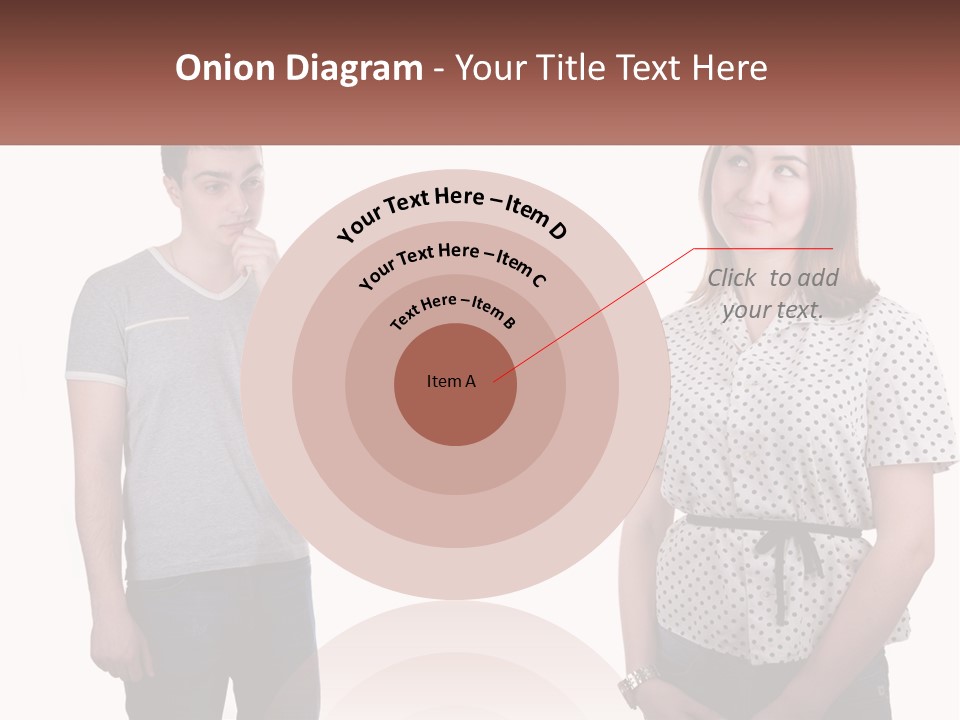 A Man And A Woman Standing Next To Each Other PowerPoint Template