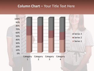 A Man And A Woman Standing Next To Each Other PowerPoint Template