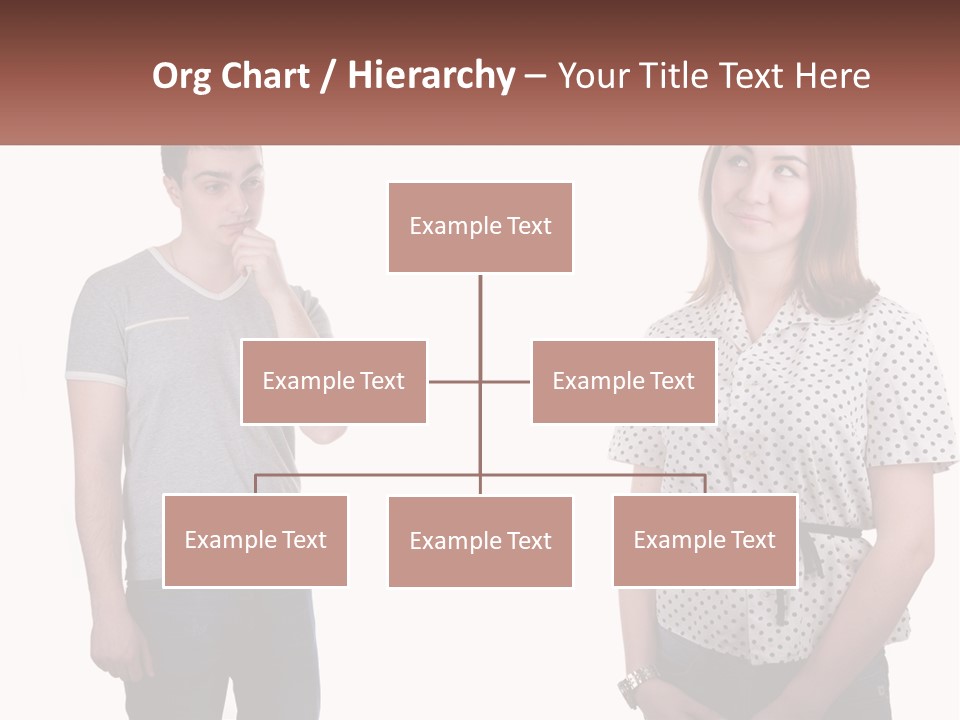 A Man And A Woman Standing Next To Each Other PowerPoint Template