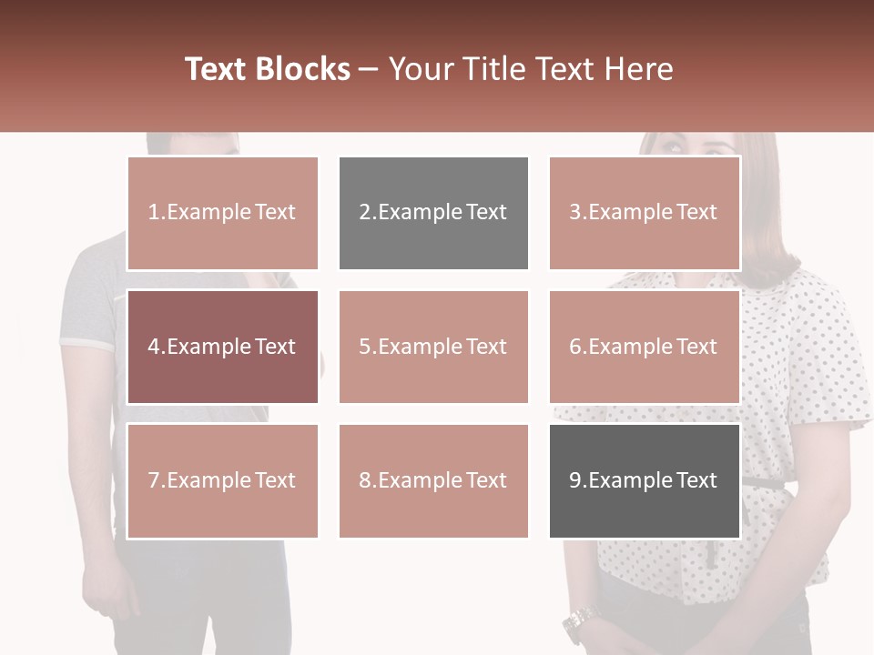 A Man And A Woman Standing Next To Each Other PowerPoint Template