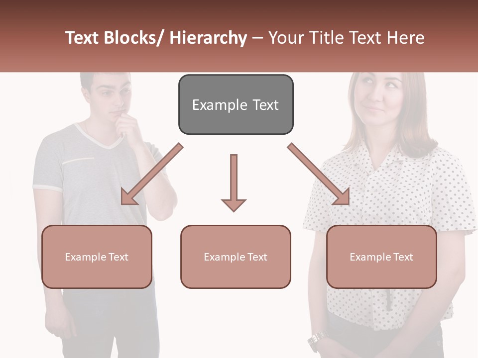 A Man And A Woman Standing Next To Each Other PowerPoint Template