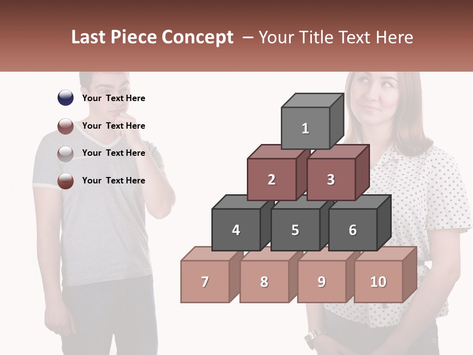 A Man And A Woman Standing Next To Each Other PowerPoint Template