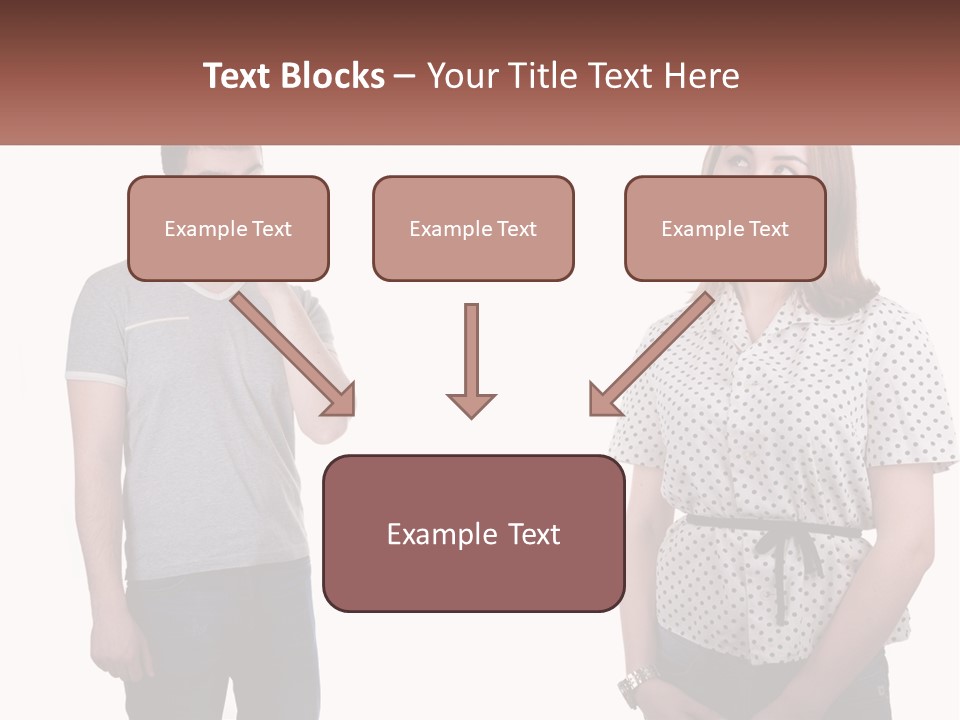 A Man And A Woman Standing Next To Each Other PowerPoint Template