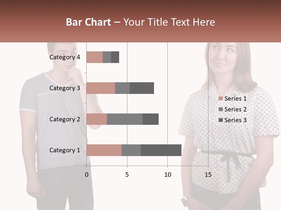 A Man And A Woman Standing Next To Each Other PowerPoint Template