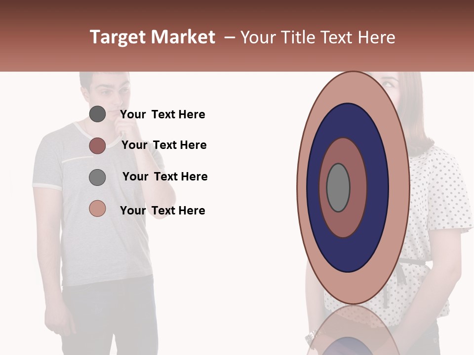 A Man And A Woman Standing Next To Each Other PowerPoint Template