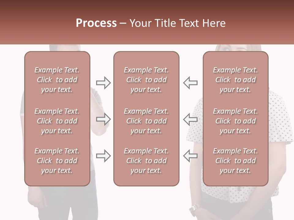 A Man And A Woman Standing Next To Each Other PowerPoint Template