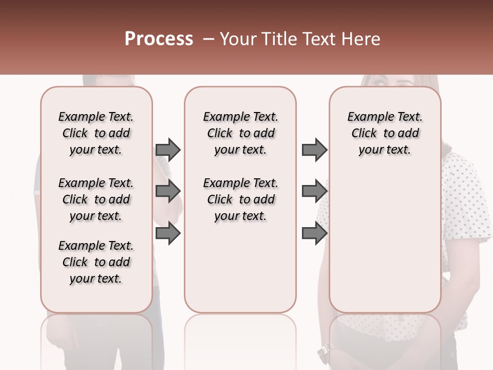A Man And A Woman Standing Next To Each Other PowerPoint Template