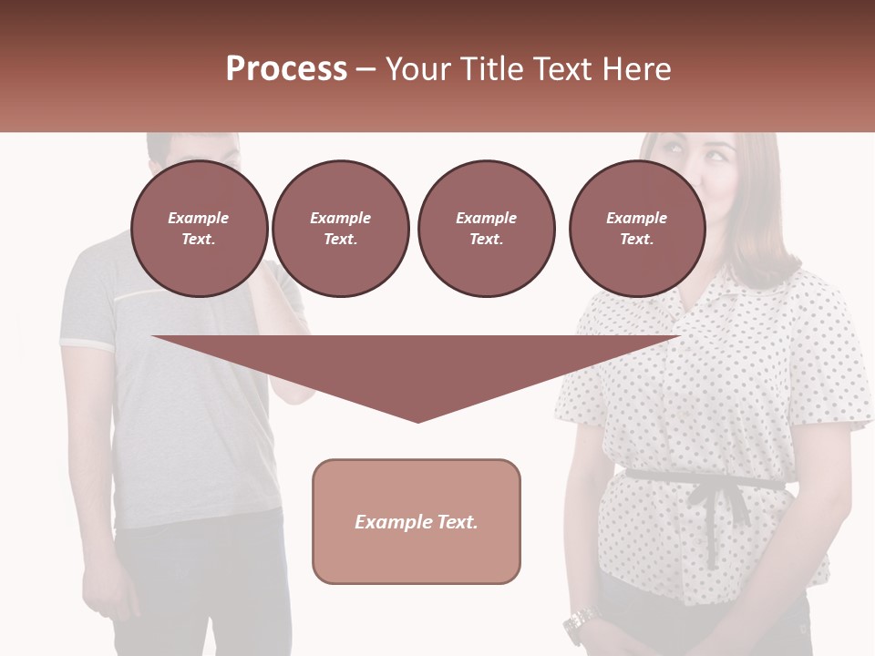 A Man And A Woman Standing Next To Each Other PowerPoint Template