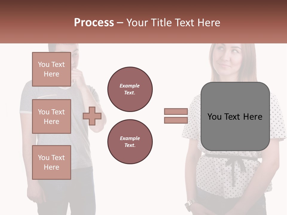 A Man And A Woman Standing Next To Each Other PowerPoint Template