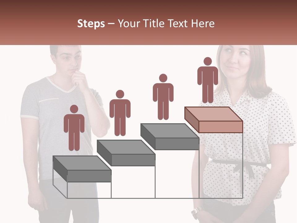 A Man And A Woman Standing Next To Each Other PowerPoint Template