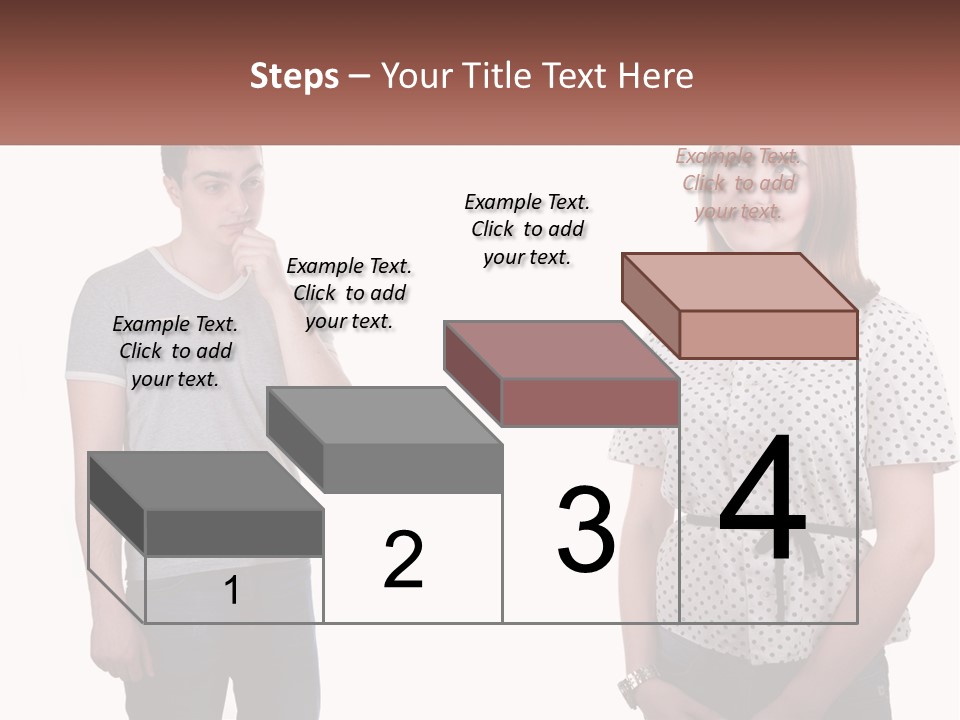 A Man And A Woman Standing Next To Each Other PowerPoint Template