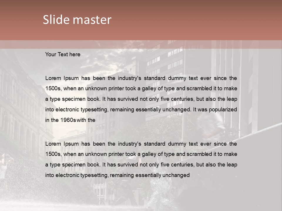 A Man Walking Across A Bridge In The Rain PowerPoint Template