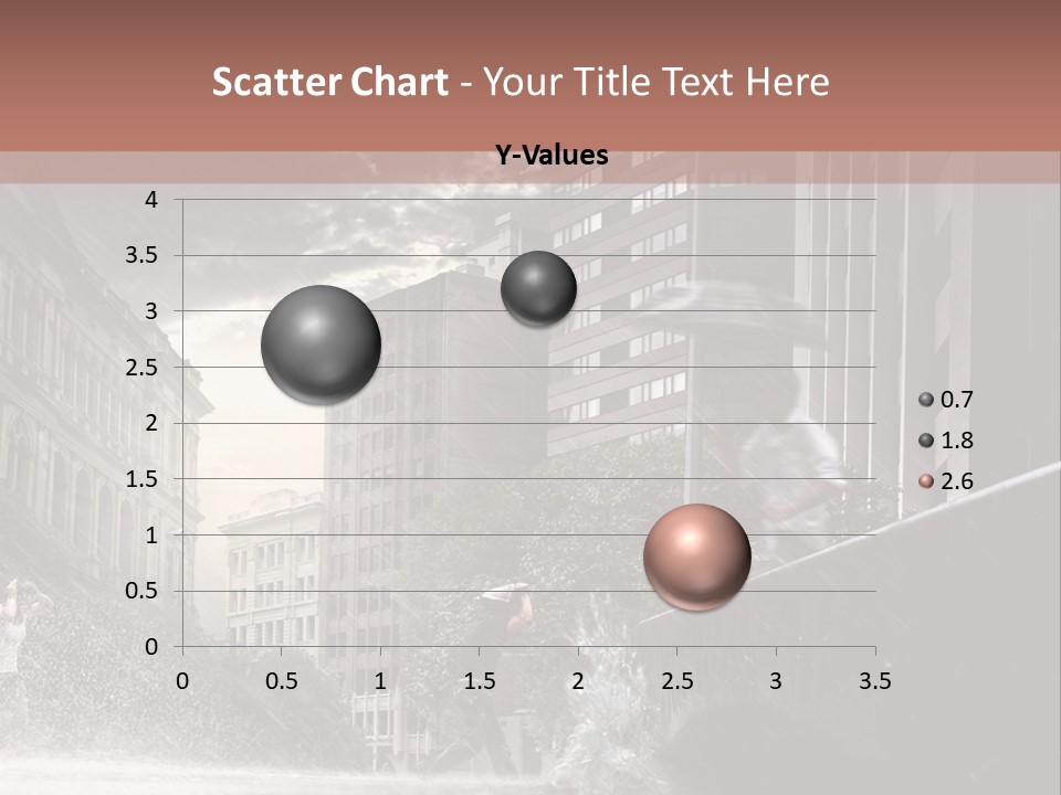 A Man Walking Across A Bridge In The Rain PowerPoint Template