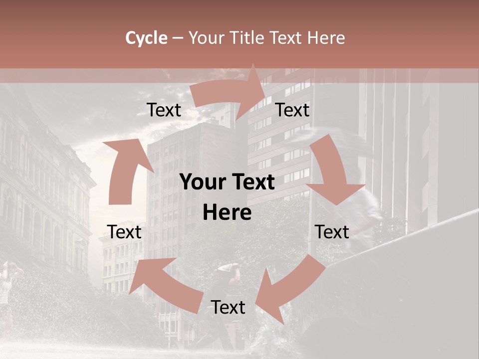 A Man Walking Across A Bridge In The Rain PowerPoint Template