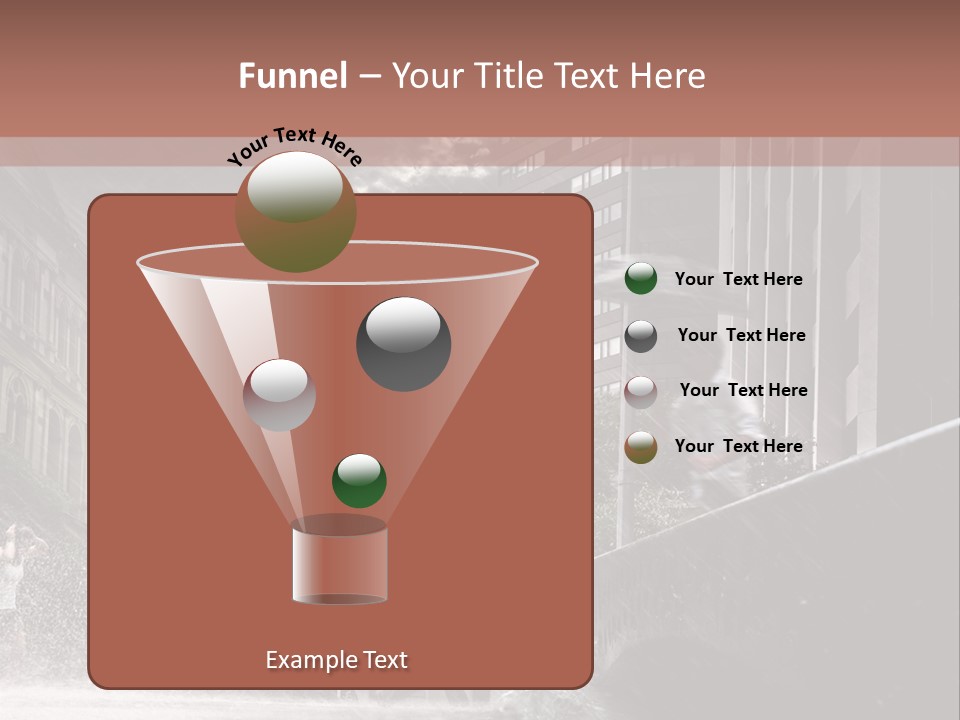 A Man Walking Across A Bridge In The Rain PowerPoint Template