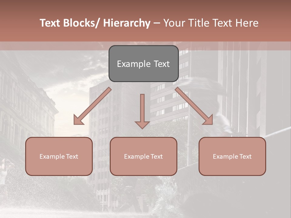 A Man Walking Across A Bridge In The Rain PowerPoint Template
