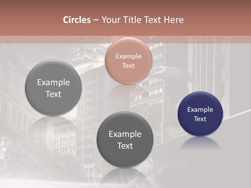 A Man Walking Across A Bridge In The Rain PowerPoint Template