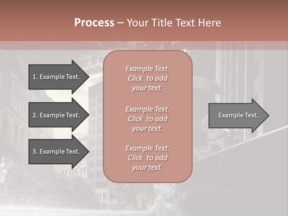 A Man Walking Across A Bridge In The Rain PowerPoint Template