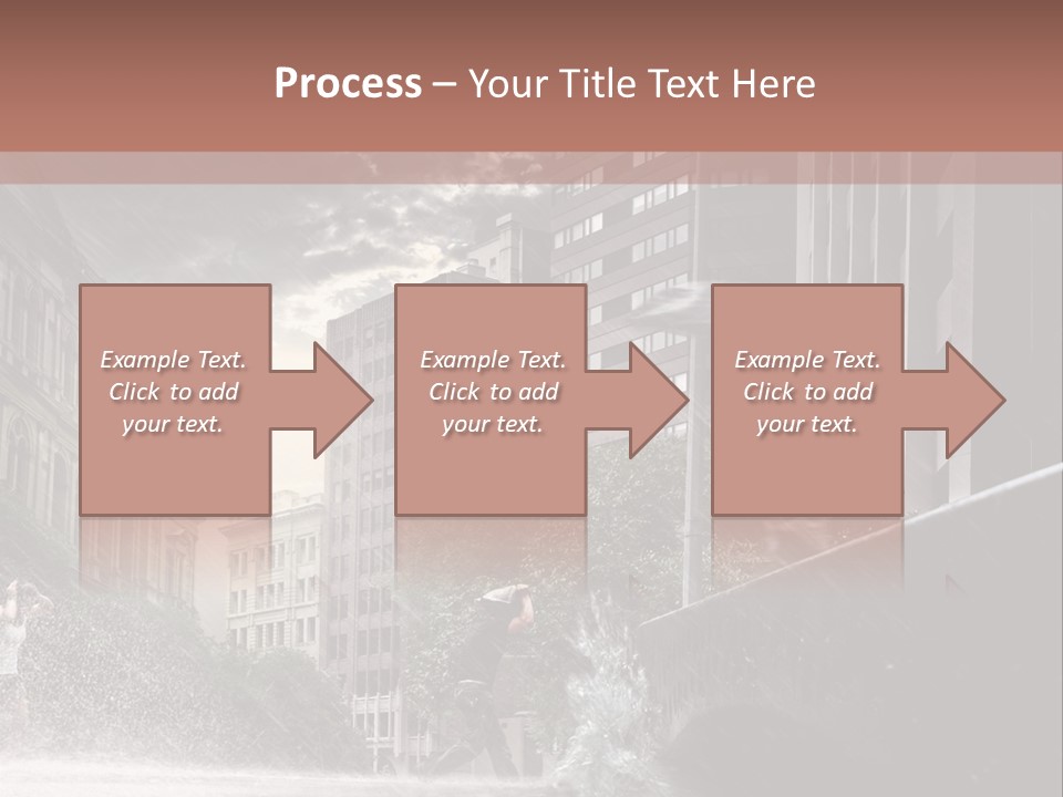 A Man Walking Across A Bridge In The Rain PowerPoint Template