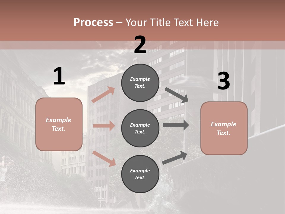 A Man Walking Across A Bridge In The Rain PowerPoint Template