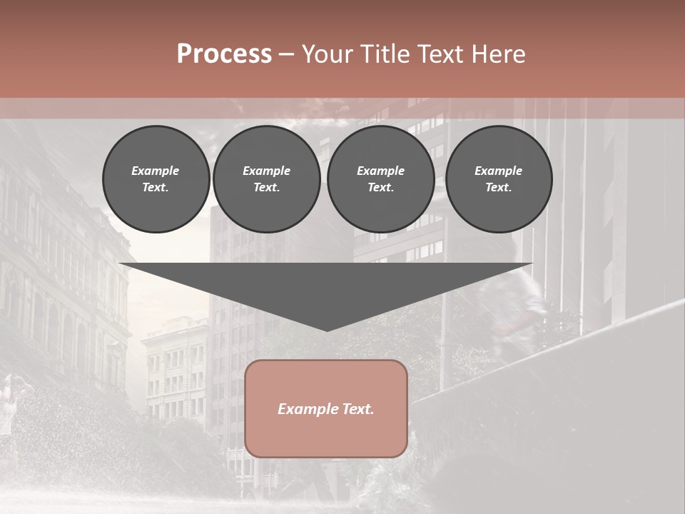 A Man Walking Across A Bridge In The Rain PowerPoint Template