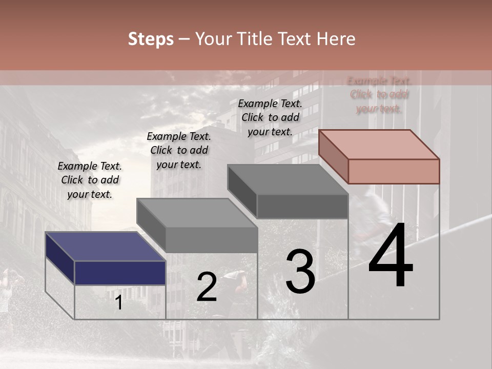 A Man Walking Across A Bridge In The Rain PowerPoint Template