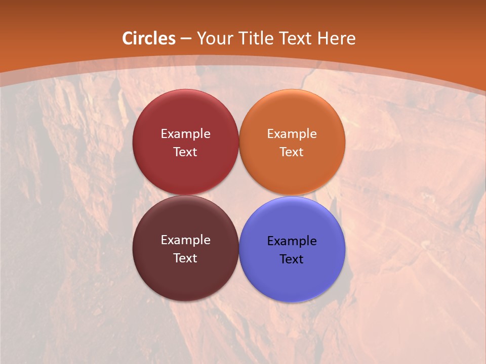 A Rocky Cliff With A Mountain In The Background PowerPoint Template