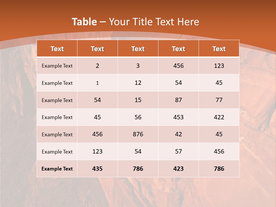A Rocky Cliff With A Mountain In The Background PowerPoint Template