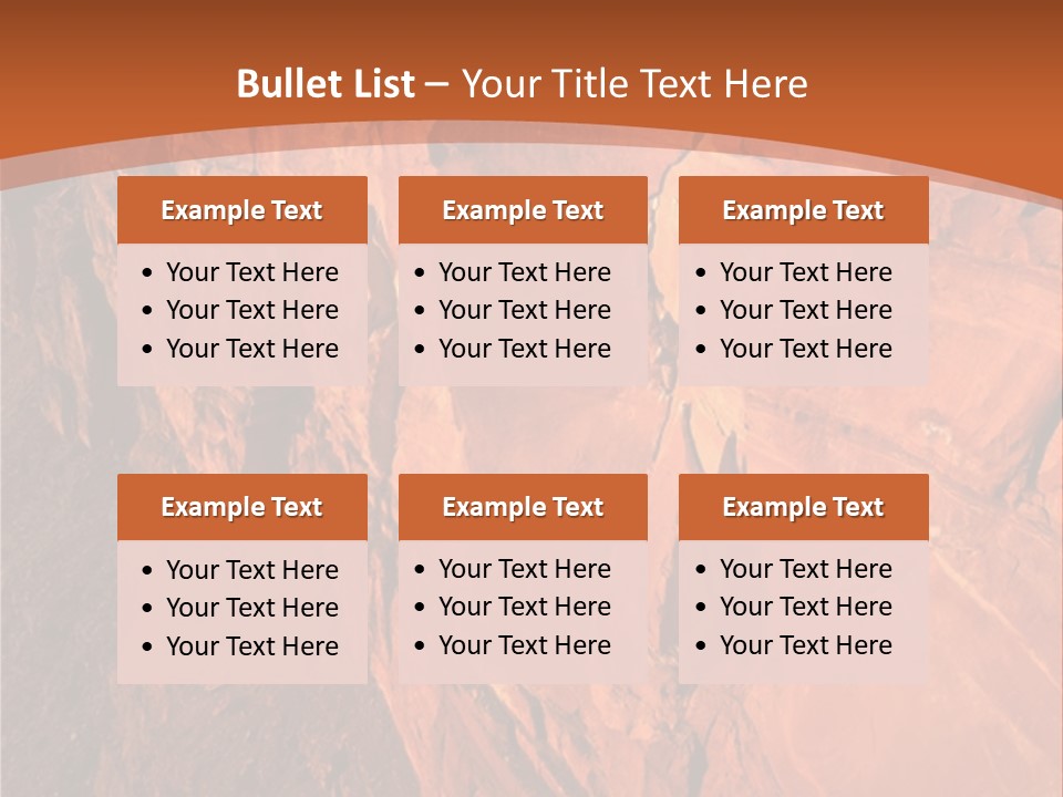 A Rocky Cliff With A Mountain In The Background PowerPoint Template