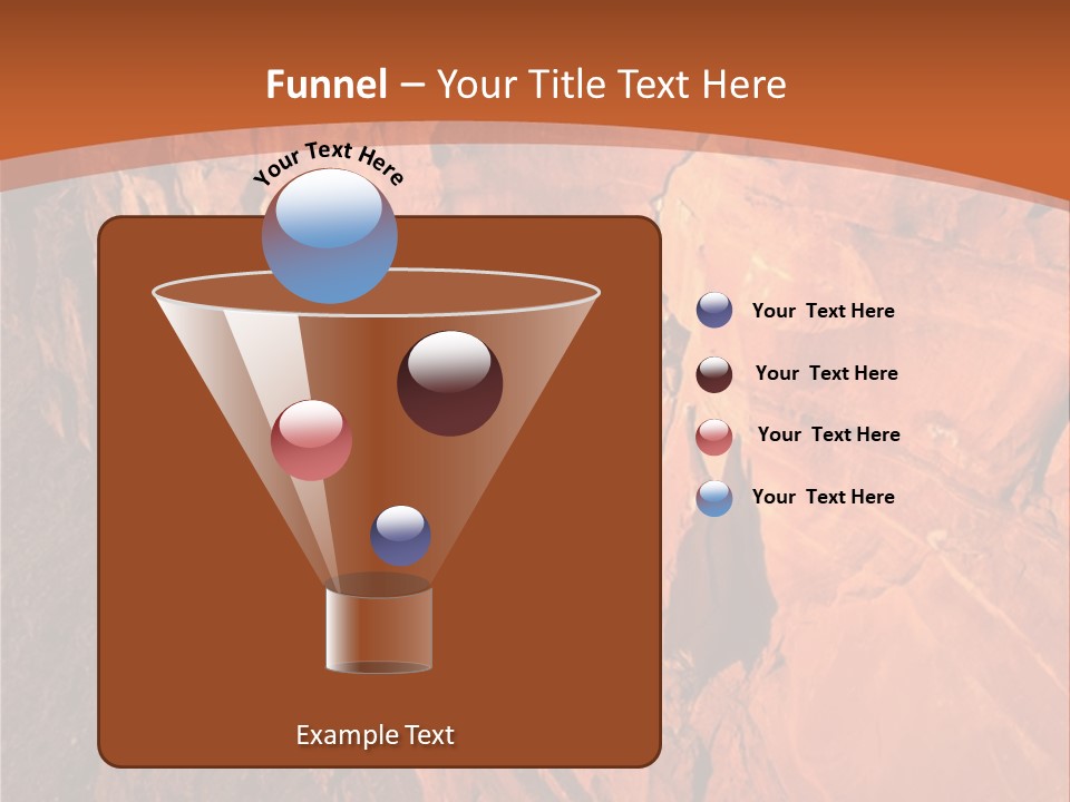 A Rocky Cliff With A Mountain In The Background PowerPoint Template