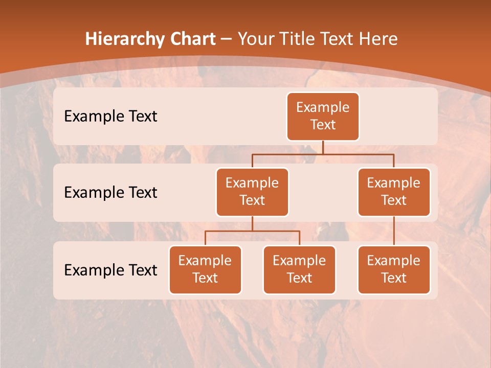 A Rocky Cliff With A Mountain In The Background PowerPoint Template