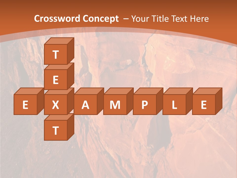 A Rocky Cliff With A Mountain In The Background PowerPoint Template