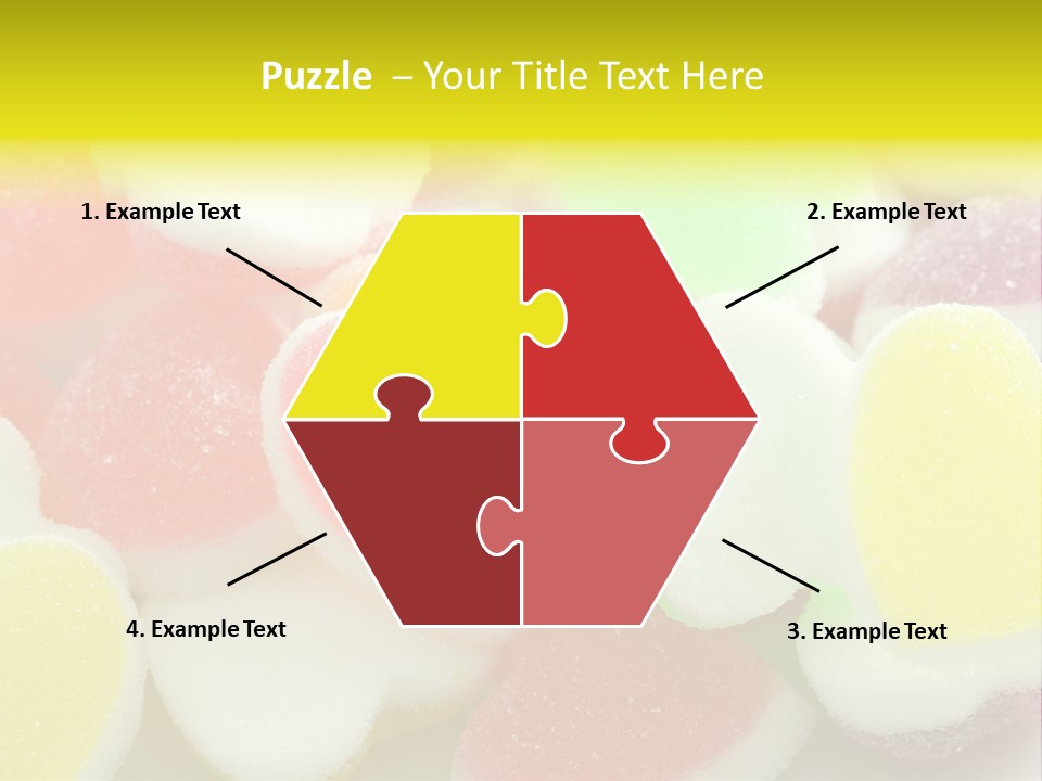 A Pile Of Candy Hearts Sitting On Top Of A Table PowerPoint Template