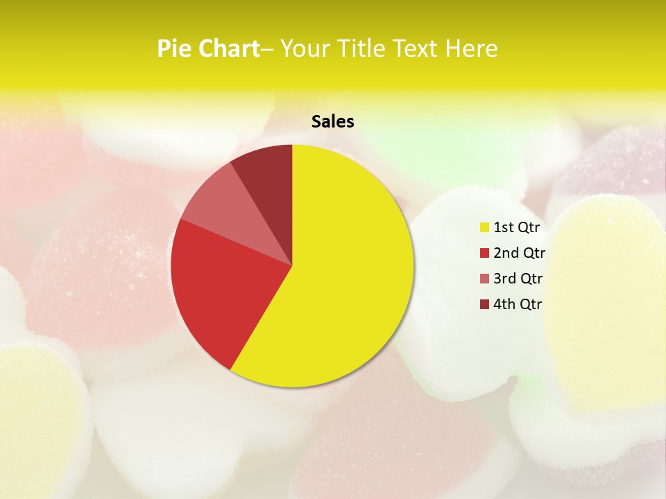 A Pile Of Candy Hearts Sitting On Top Of A Table PowerPoint Template